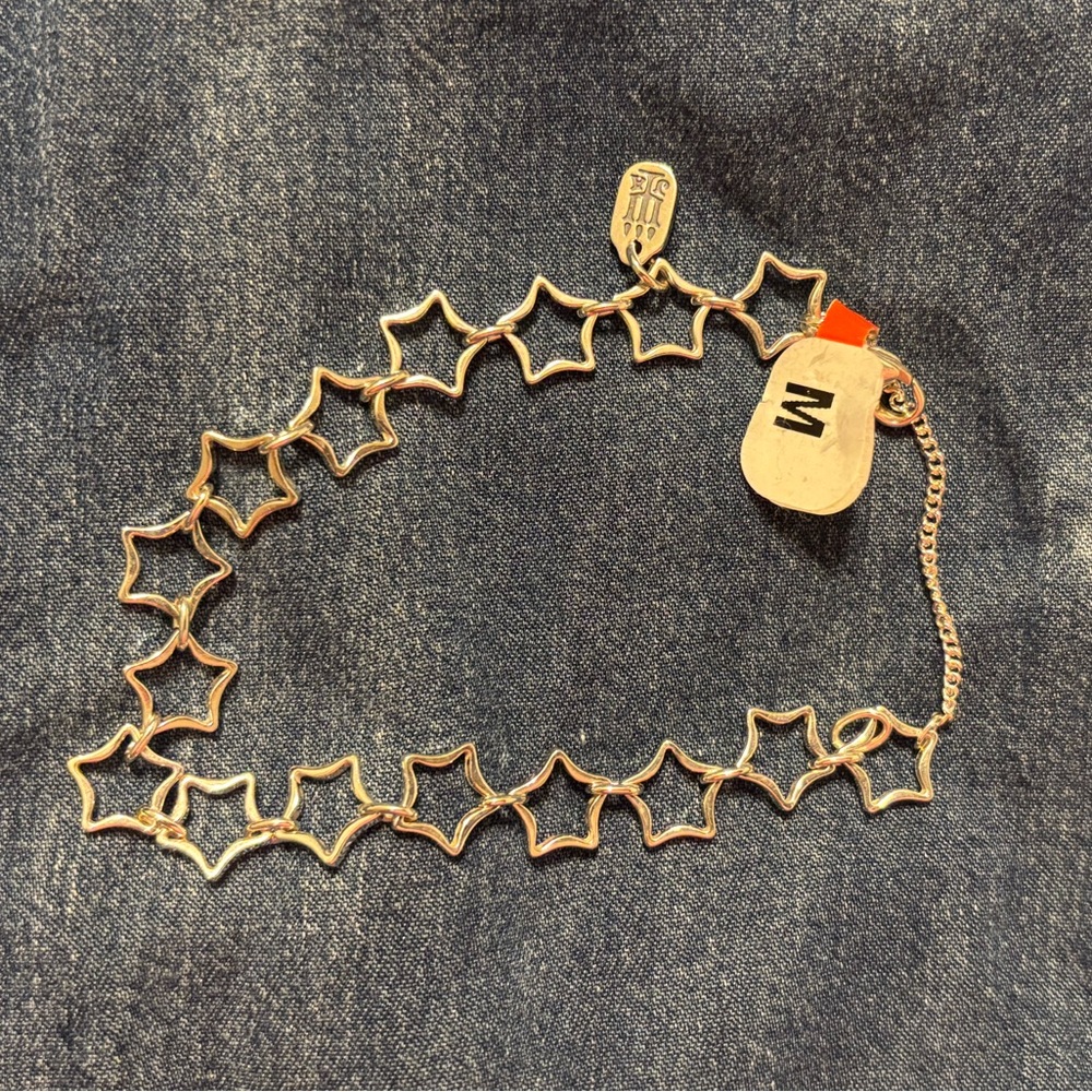 James Avery Sterling Silver Star Charm Bracelet Size Meduim